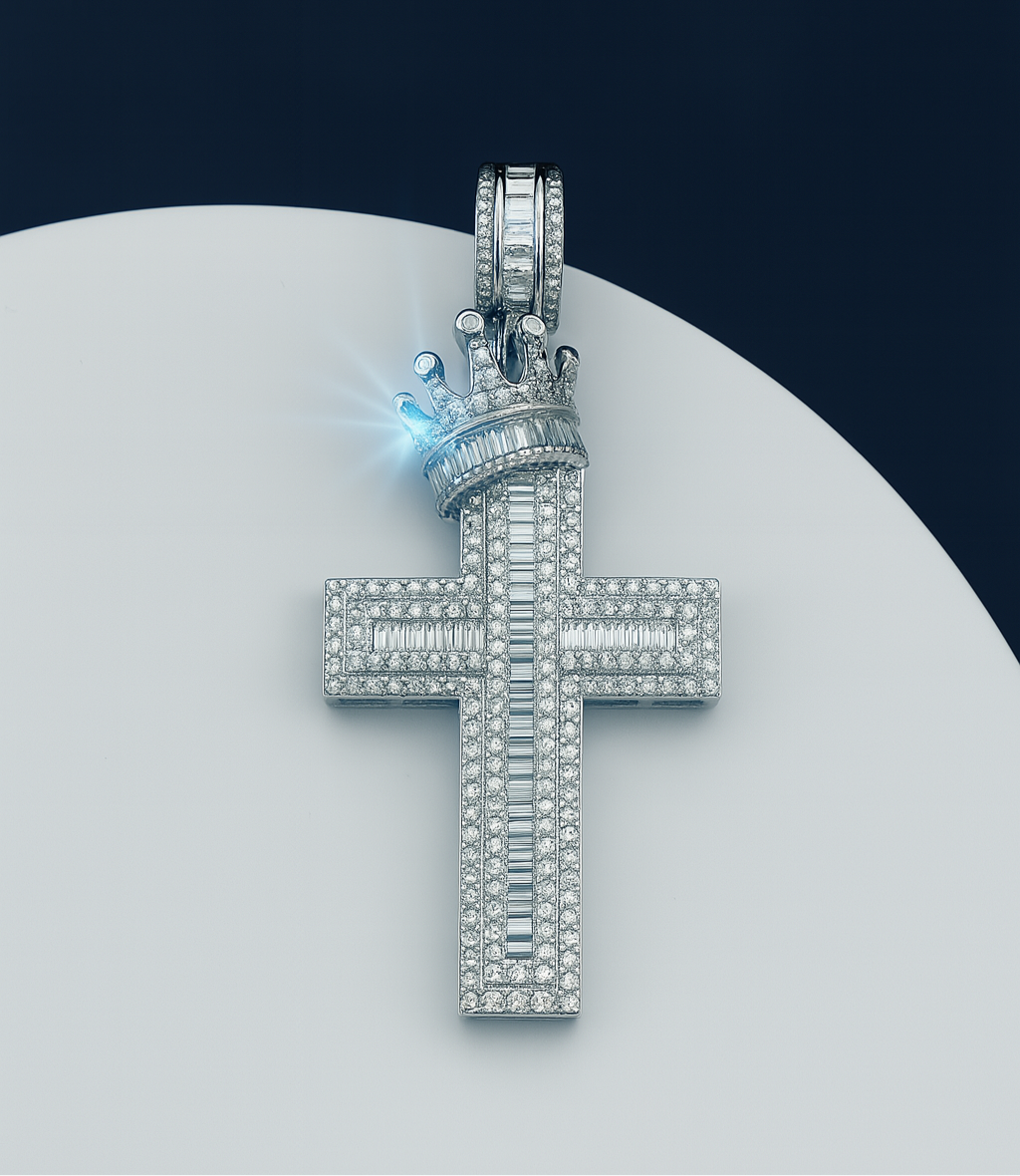 CROSS CROWN PENDANT